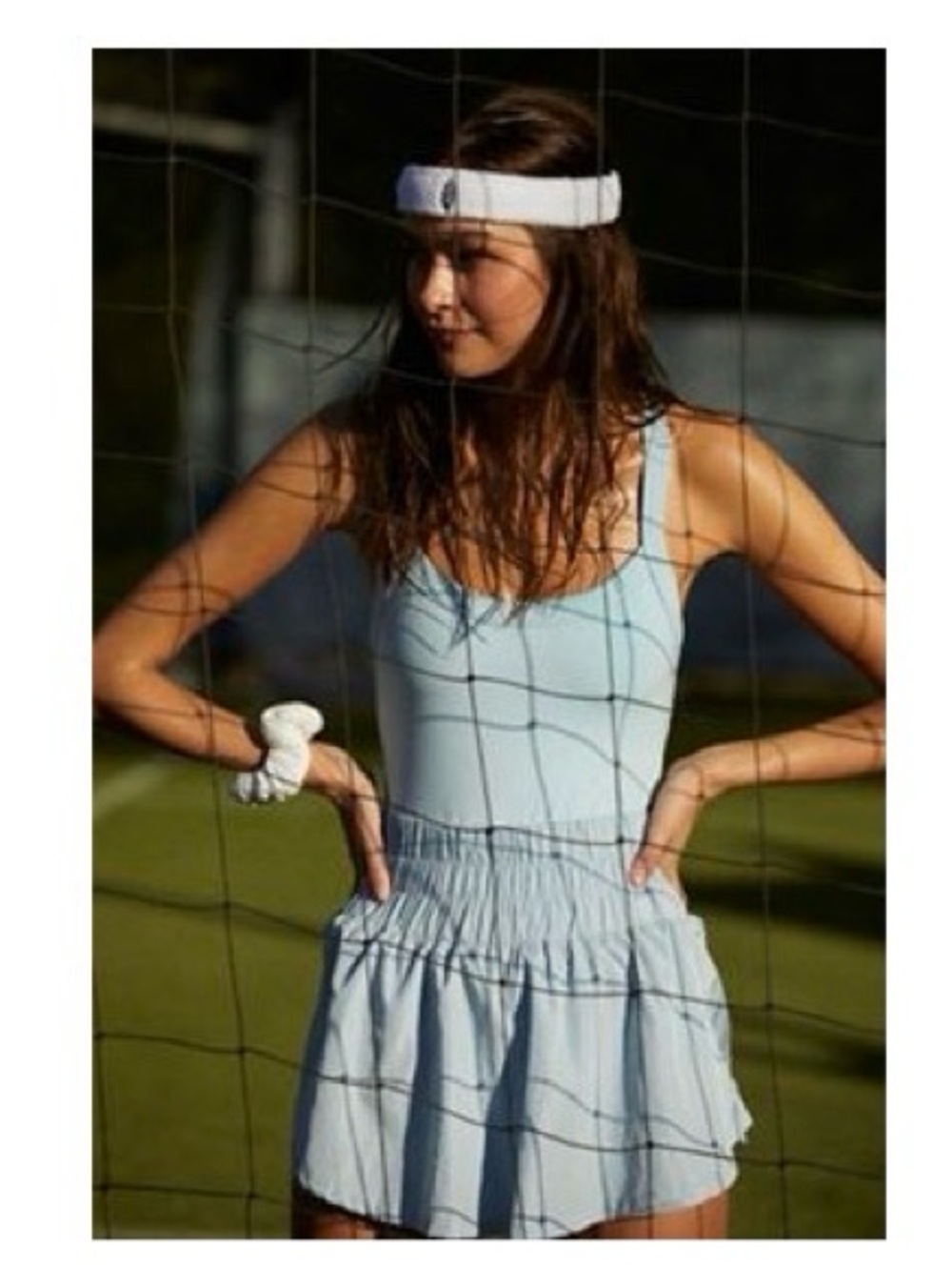FP Movement - The Way Home Skortsie Romper in BLue Pearl